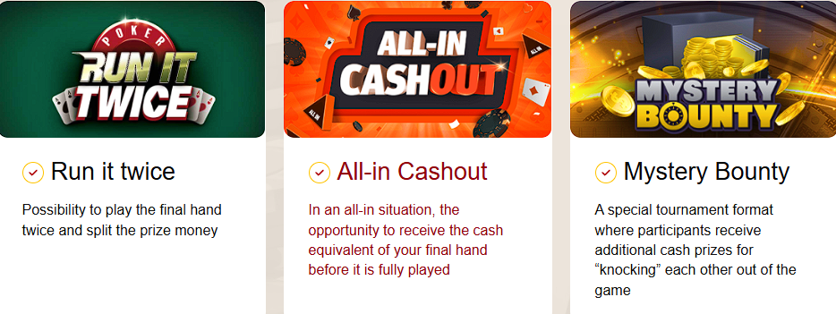 Red Star Poker software features